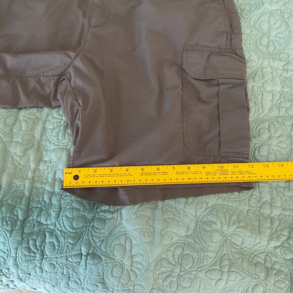 Croft and Barrow Mens Classic Cargo Shorts Charcoal Grey 38 - Picture 9 of 9